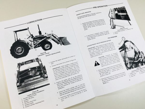 Ford Series 745 Loader 19-955 For 340A 540A Tractors Assembly Manual How To Inst - Image 3