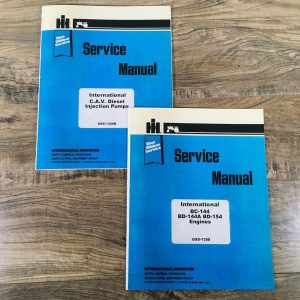 International Bd-154 Engine Service Manual Set for TD-5 B-275 354 356 B-414