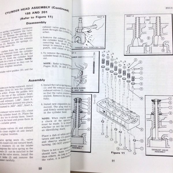 Case 530Ck Tractor Loader Backhoe Service Parts Operators Manual Catalog Oh Set - Image 9