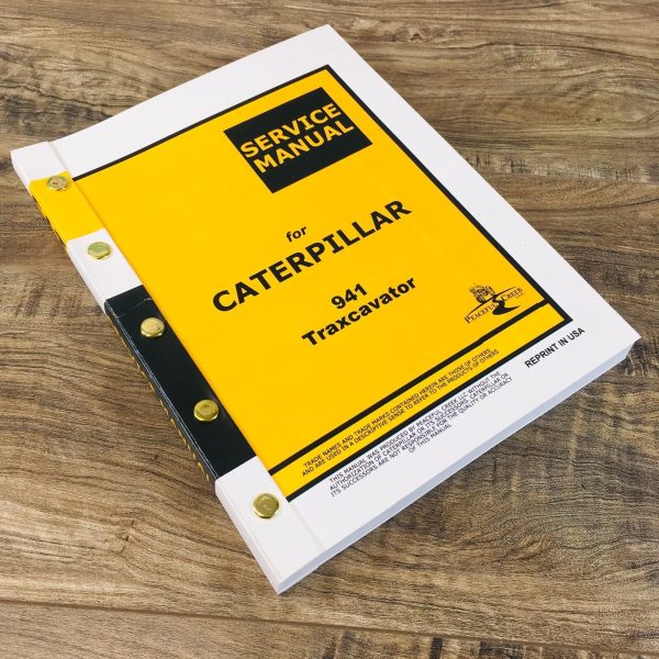 Service Manual For Caterpillar 941 Traxcavator Technical Workshop Repair Book