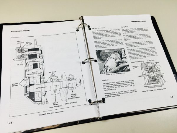 Case Drott 50D Crawler Excavator Service Technical Repair Manual 50 Series D - Image 5