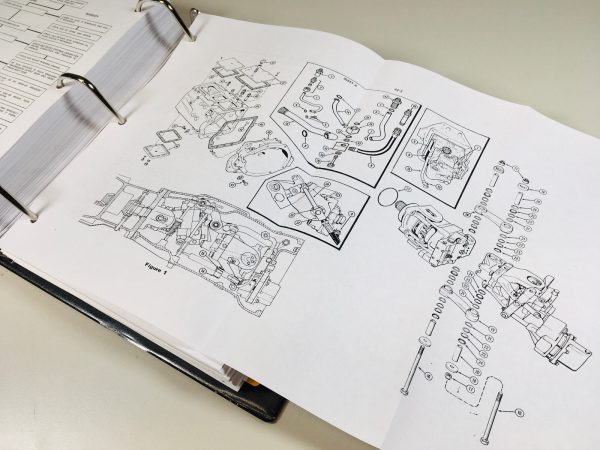 Case 580B 580Ck B Hydrostatic Tractor Loader Backhoe Service Parts Operators Set - Image 8