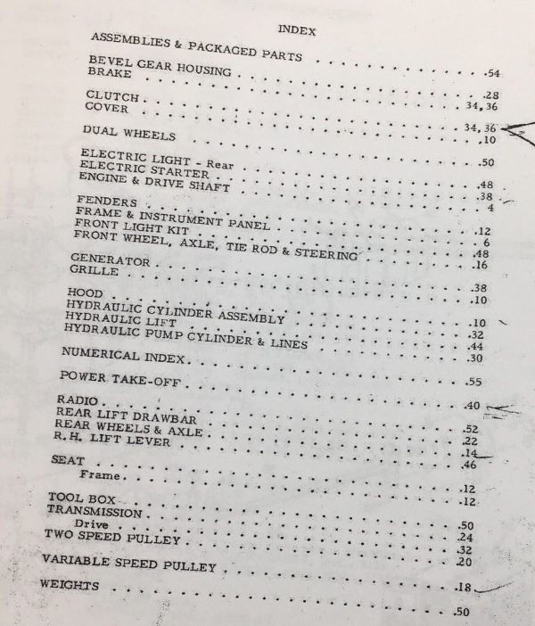 Allis Chalmers B207 Lawn Tractor Service Manual Parts Repair Shop Book AC - Image 3