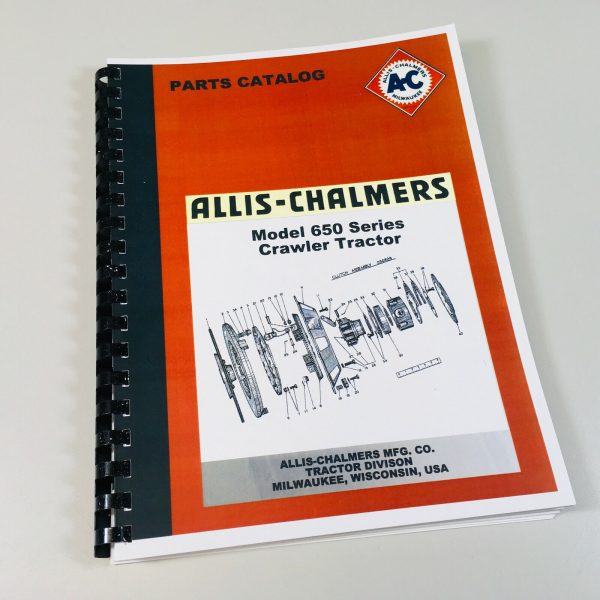 Allis Chalmers 650 Crawler Tractor Parts Manual Ac Catalog Bulldozer Dozer