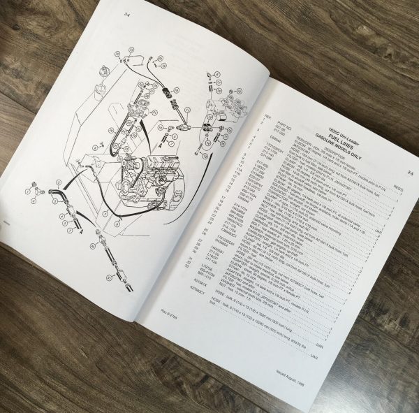 Case 1835C Uni-Loader Skid Steer Parts Catalog Operators Owners Manual Set Book - Image 10