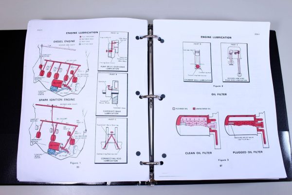 Case 530Ck Backhoe Loader Tractor Service Manual Parts Catalog Shop Book Set - Image 3