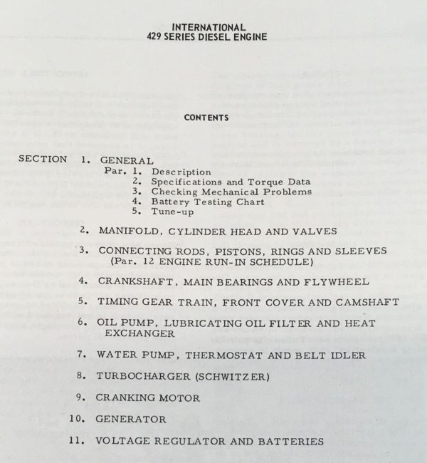 International 429 Series Diesel Engine Fuel Injection Pump Service Manual Set IH - Image 4