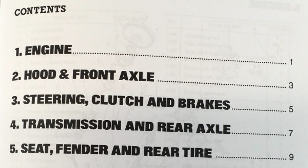 Yanmar YM135 & YM135D Tractor Operators Parts Manual Owners Book Maintenance - Image 3