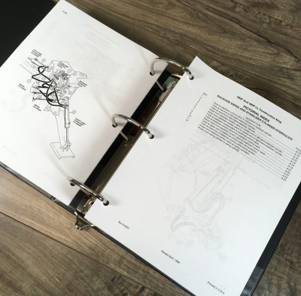 Case 480F 480F Ll Loader Backhoe Tractor Service Manual Parts Catalog Set Shop - Image 11