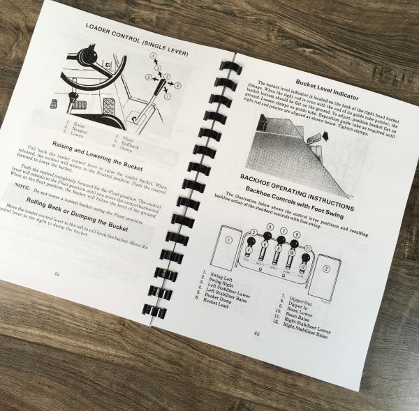 Case 480C Ck Construction King Loader Backhoe Operators Manual Operation Book - Image 4