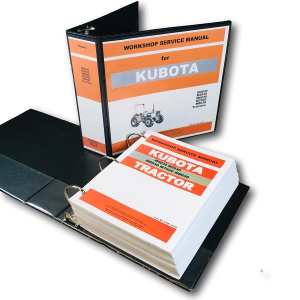 Kubota M4030Dt M5030Dt M6030Dt M7030Dt M8030Dt Tractors Service Manual Repair