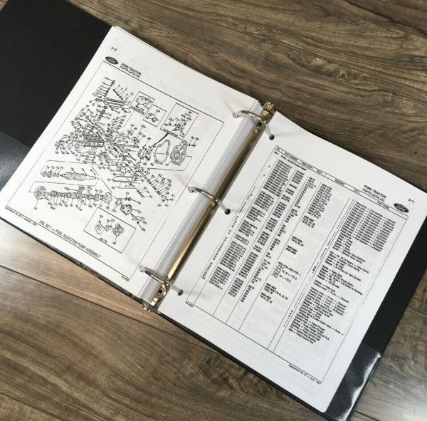 Ford 8700 9700 Tractor Service Parts Operators Manual Owners Repair Shop Set - Image 8
