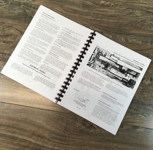 Farmall International 656 Gasoline Tractor Parts Operators Manual Set IH - Image 9