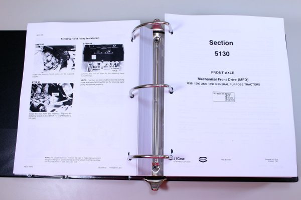 David Brown Case 1490 1690 Tractor Service Technical Manual Repair Shop Binder - Image 9