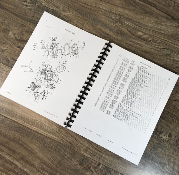 Massey Ferguson 1155 Tractor Parts Manual Catalog Book Assembly Schematics - Image 4