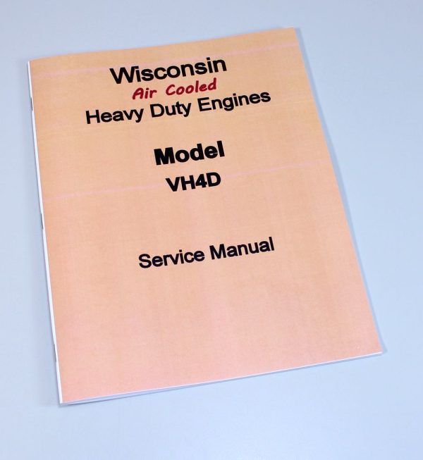 Wisconsin Vh4D Engine Service Repair Manual Technical Shop Book Overhaul