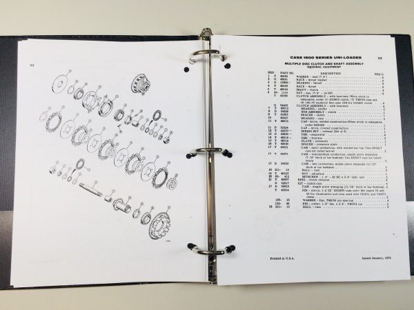 Case 1500 1526 1530 1537 Uni-Loader Skid Steer Service Parts Operators Manual - Image 10