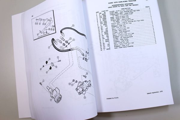 J I Case Model 1070 Tractor S/N 8675001 & Up Parts Catalog Manual A1173 - Image 5