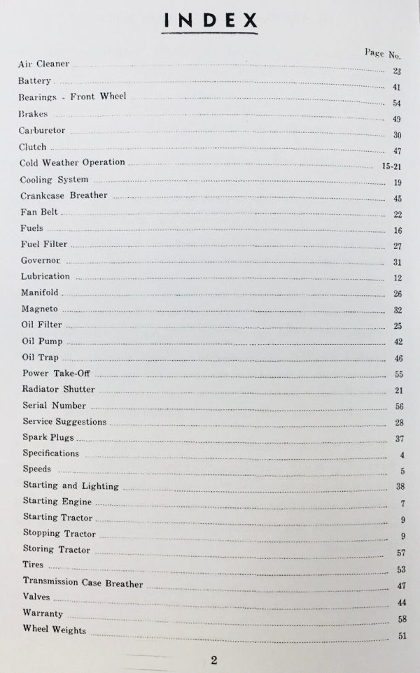 J. I. Case Model Lai Tractor Third Edition Operators Owners Manual Instruction - Image 2