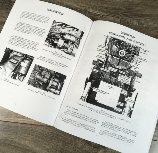 International 504 Diesel Tractor Parts Operators Manual Set Catalog Book D-188 - Image 11