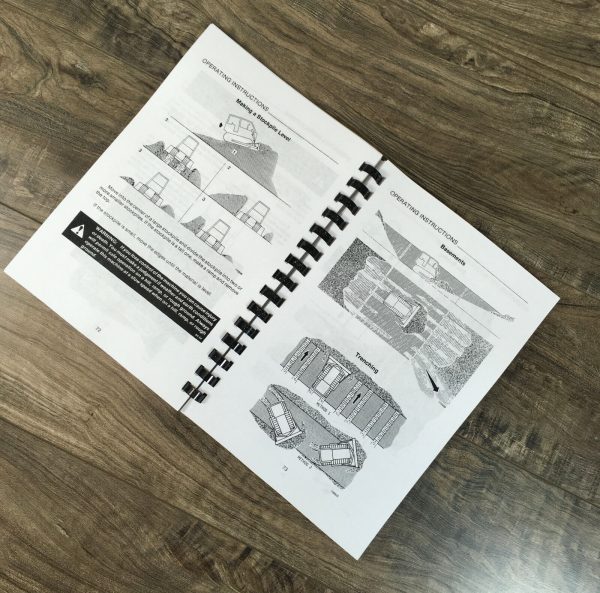 Case 850D 855D Crawler Tractor Manual Parts Catalog Operators Owners Set Book - Image 9