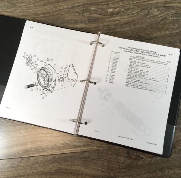 Case 680L Backhoe Loader Parts Catalog Operators Manual Owners Book Set - Image 8