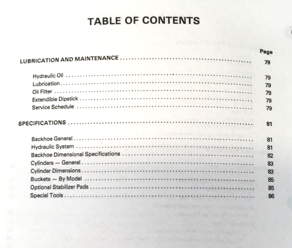 Ford 340 540 Tractor 745 Loader 765 Backhoe Service Parts Operator Manual Set - Image 8