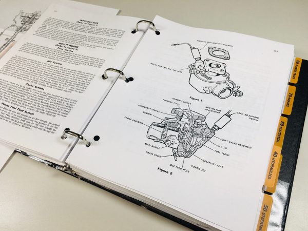 Case 480B 480Ck Series B Tractor Loader Backhoe Service Manual In Binder - Image 8