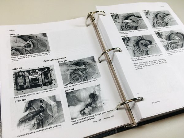 Case 1835C Uni-Loader Skid Steer Service Repair Manual Shop Book In Binder - Image 6