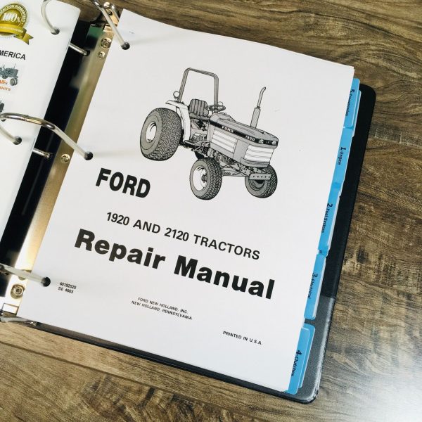 Ford 1920 Tractor Service Parts Operators Manual Owners Repair Shop Set Binder - Image 10