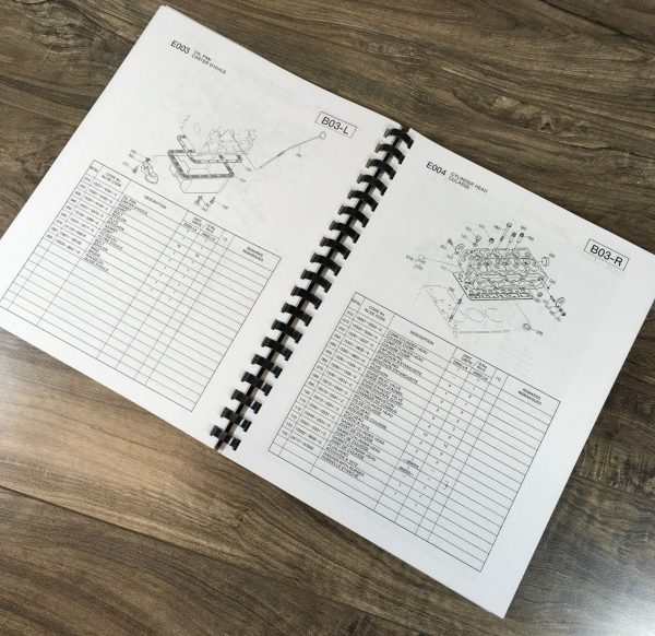 Kubota B6200 B7200 Tractor Parts Manual Catalog Book Assembly Schematics - Image 5