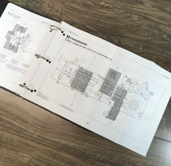 Kubota L2250 L2550GST L2850GST Tractor Service Manual Repair Shop Technical Book - Image 5