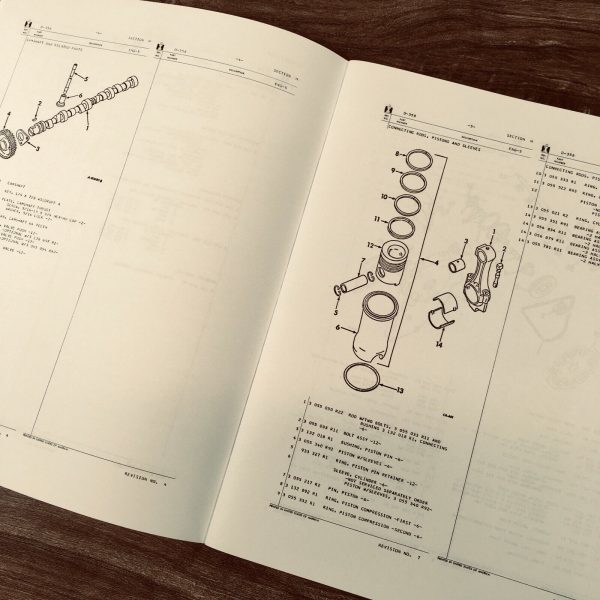 International D-358 Diesel Engine For 866 3088 Tractor Service Parts Manual Set - Image 10