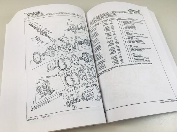 Ford 8530 8630 8730 8830 Tractor Parts Operators Manual Owners Set Book Catalog - Image 10