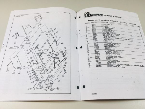 Farmhand 716 Auger Box F49-A Operators Manual Instruction Parts List Catalog - Image 5