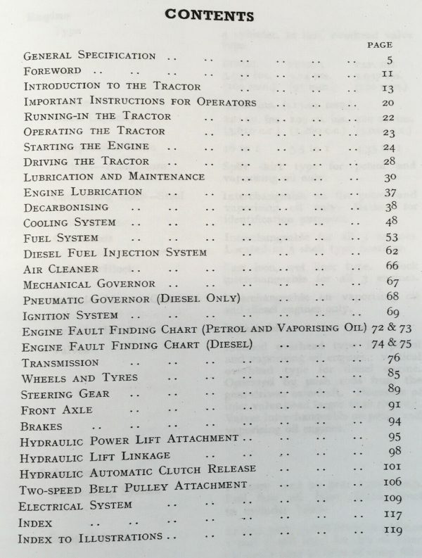 Fordson Major Tractor Instruction Book Operators Manual Owners - Image 2