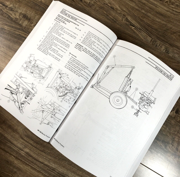 Massey Ferguson MF 270 Tractor Service Parts Manual Repair Shop Set Catalog Book - Image 6