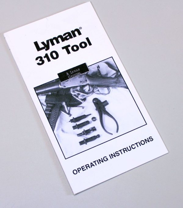 Lyman 310 Die Tool Owners Operators Users Manual How To Operating Instructions