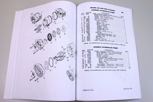 J I Case Model 26 26B Loaders For 480 480B Tractors Parts Catalog Manual E1124 - Image 8