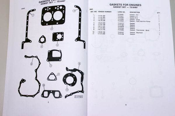 Long 260C 310C 310 310Dt Tractor Parts Assembly Manual Catalog Exploded Views - Image 5