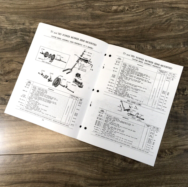 Case T7 TR7 Power Mower Semi Mounted Parts Manual Sickle Bar Catalog Assembly - Image 4