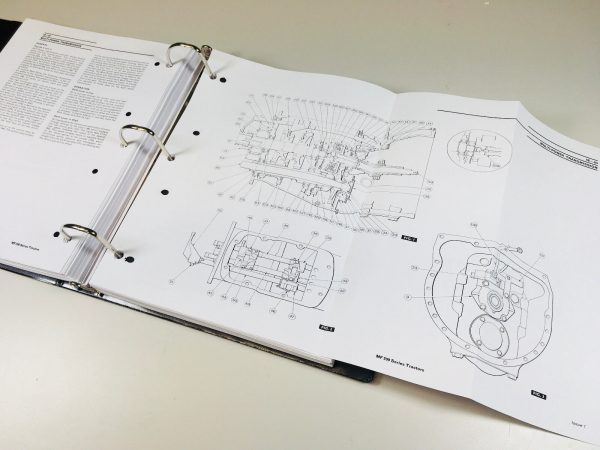 Massey Ferguson 265 275 290 298 Tractor Service Manual Repair Shop Hard Binder - Image 7