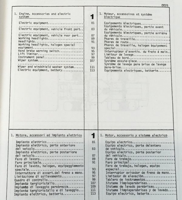 Terex Ibh 44D Loader Parts Manual Catalog Book Assembly Schematics Exploded View - Image 8