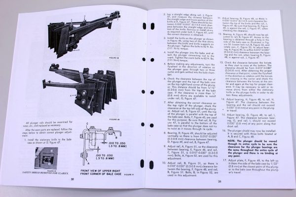 New Holland 320 Square Baler Hayliner Owner Operators Manual Book Maintenance - Image 6