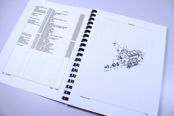 Kubota B6200D Tractor Parts Assembly Manual Catalog Exploded Views Numbers - Image 2