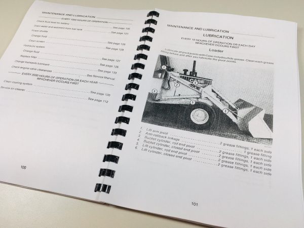 Case 480E Ll Loader Backhoe Loader Landscaper Operators Owners Manual - Image 5