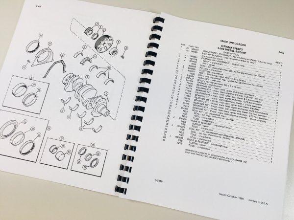 Case 1845C Uni Loader Skid Steer Service Manual Parts Catalog Repair Shop Books - Image 11