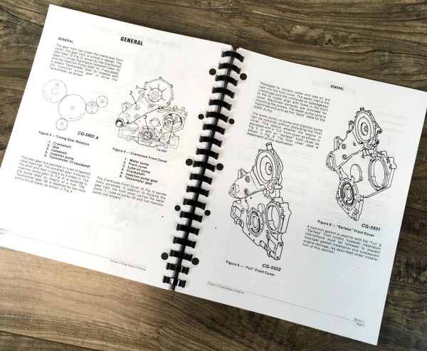 International DT-466B Diesel Engine for 3588 3788 Tractor Service Manual Repair - Image 3