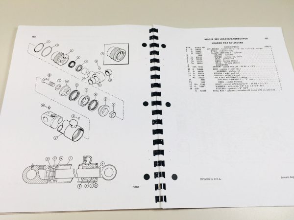 Case 380 380Ck 380Ll Loader Landscaper Tractor Backhoe Parts Manual Catalog Book - Image 6