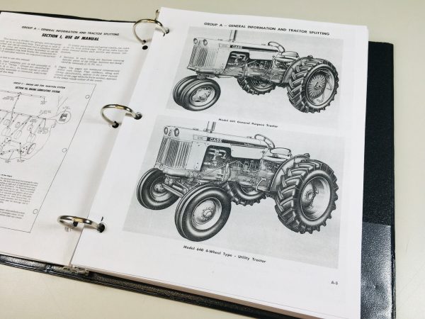 Case 630 Series 631 632 640 641 Tractor Factory Service Repair Shop Manual - Image 4